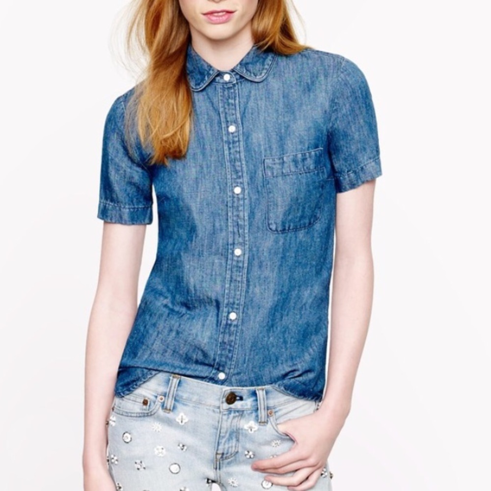 JCrew chambray top